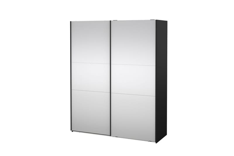 Takeru Vaatekaappi Peilillä 179x220 cm, Musta