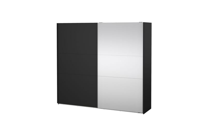 Takeru Vaatekaappi peilillä varustettu 244x221 cm - Tuhkanharmaa - Säilytys - Vaatesäilytys - Vaatekaappi