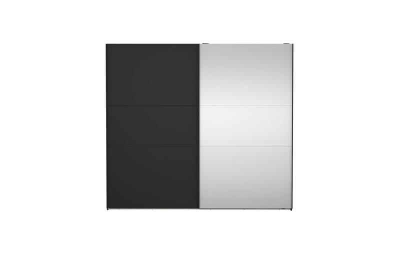 Takeru Vaatekaappi peilillä varustettu 244x221 cm - Tuhkanharmaa - Säilytys - Vaatesäilytys - Vaatekaappi