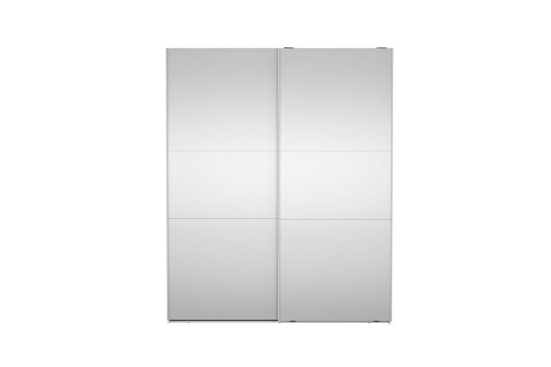 Takeru Vaatekaappi Peilillä 179x220 cm - Valkoinen - Säilytys - Vaatesäilytys - Vaatekaappi