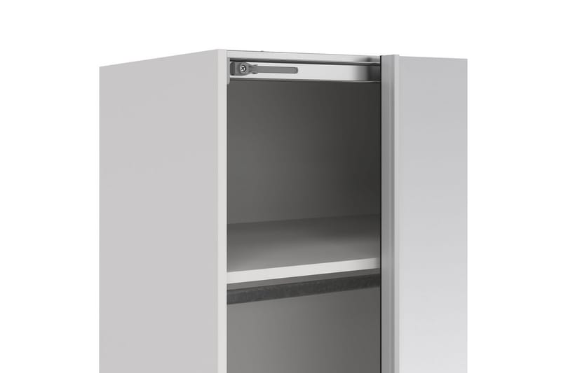 Takeru Vaatekaappi Peilillä 179x220 cm - Valkoinen - Säilytys - Vaatesäilytys - Vaatekaappi