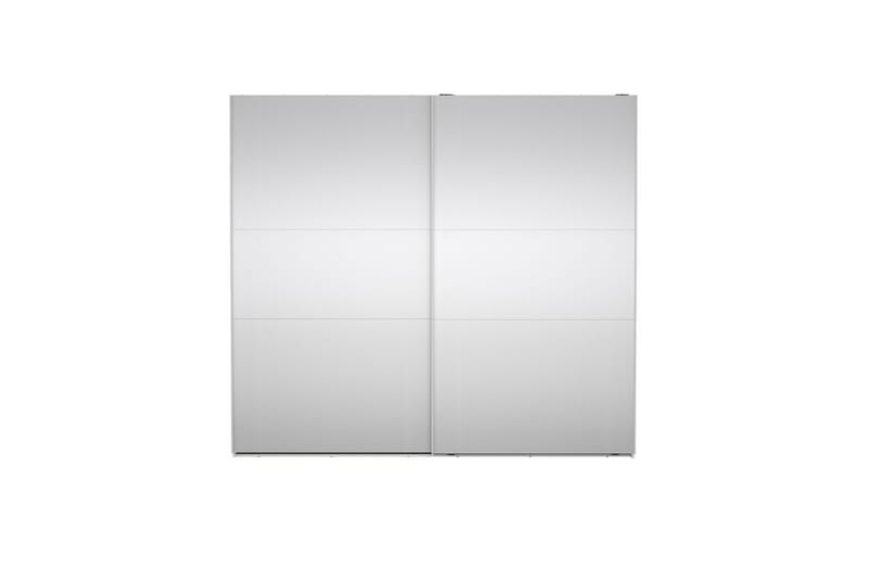 Takeru Vaatekaappi Peilillä 244x220 cm - Valkoinen - Säilytys - Vaatesäilytys - Vaatekaappi
