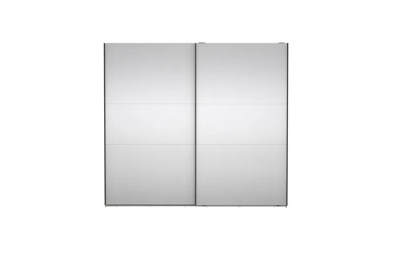 Takeru Vaatekaappi Peilillä 244x220 cm - Luonnonväri - Säilytys - Vaatesäilytys - Vaatekaappi