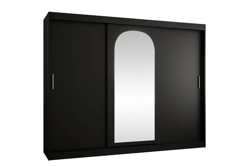 Tallmo Vaatekaappi Peilillä 250x200 cm - Säilytys - Vaatesäilytys - Vaatekaappi