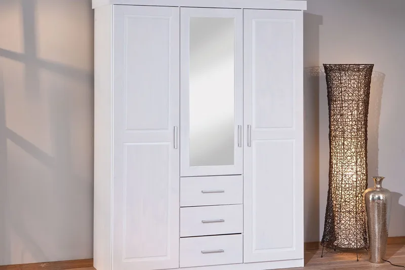 4 Vaatekaappi Maior Valkoinen - Säilytys - Vaatesäilytys - Vaatekaappi