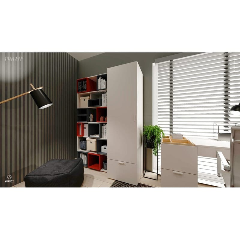 Vaatekaappi 4 You Fresh 1 Ovi - Hiekkabeige - Säilytys - Vaatesäilytys - Vaatekaappi