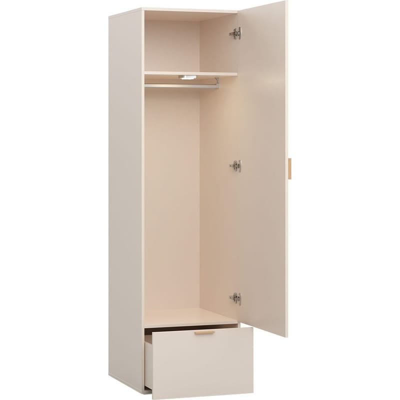 Vaatekaappi 4 You Fresh 1 Ovi - Tammi - Säilytys - Vaatesäilytys - Vaatekaappi