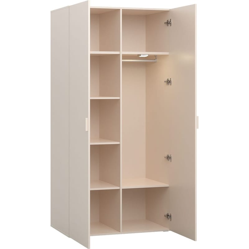 Vaatekaappi 4 You Fresh 2 Ovea - Hiekkabeige - Säilytys - Vaatesäilytys - Vaatekaappi