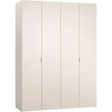 Vaatekaappi 4 You Fresh 4 Ovea - Hiekkabeige, 240,6 cm - Säilytys - Vaatesäilytys - Vaatekaappi