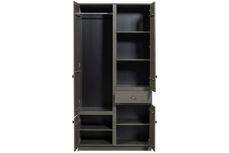 Vaatekaappi Alfie - 107 cm - Säilytys - Vaatesäilytys - Vaatekaappi