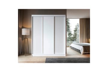 Vaatekaappi Biancco 180x220 cm - Valkoinen - Säilytys - Vaatesäilytys - Vaatekaappi