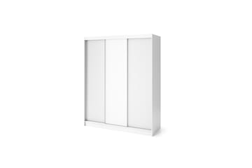 Vaatekaappi Biancco 180x220 cm - Valkoinen - Säilytys - Vaatesäilytys - Vaatekaappi