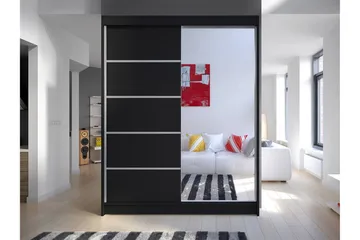 Vaatekaappi Camino 58x150 cm LED-valaistus - Säilytys - Vaatesäilytys - Vaatekaappi