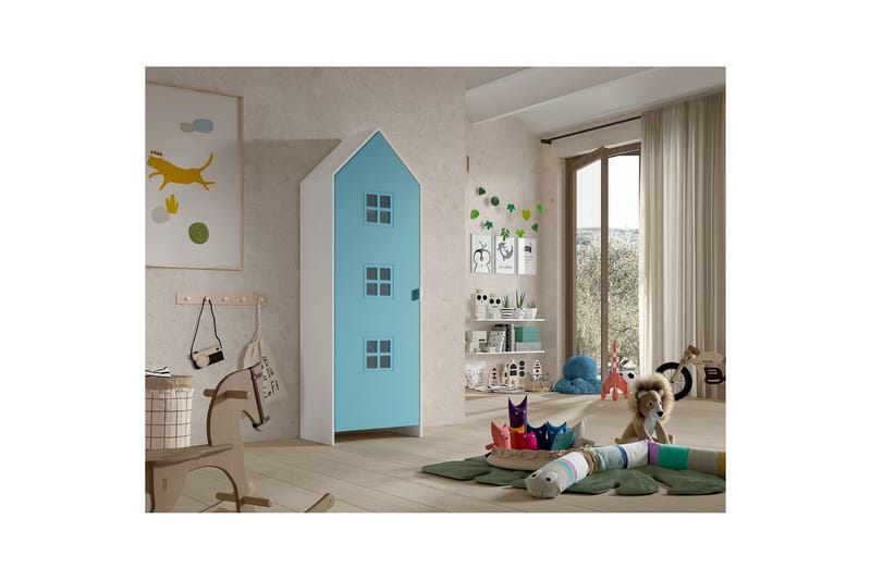 Vaatekaappi Casami Brugge Sininen - Sininen - Säilytys - Vaatesäilytys - Vaatekaappi