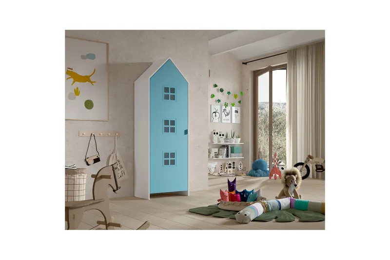 Vaatekaappi Casami Brugge Sininen - Sininen - Säilytys - Vaatesäilytys - Vaatekaappi