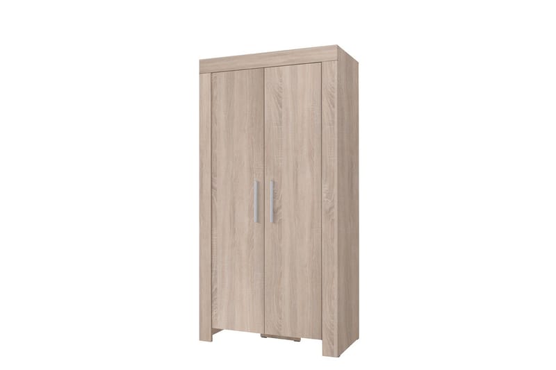 Cezar Vaatekaappi 100x60x201 cm - Beige/Harmaa - Säilytys - Vaatesäilytys - Vaatekaappi