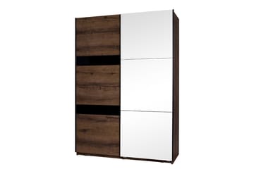 Vaatekaappi Charon 150x68,5x215 cm - Tammi/Musta - Säilytys - Vaatesäilytys - Vaatekaappi