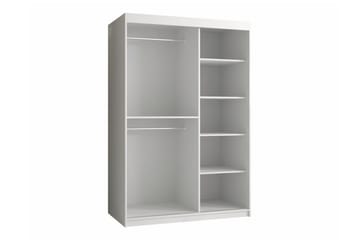 Dunvegan vaatekaappi 120 cm maalattua puuta - Valkoinen - Säilytys - Vaatesäilytys - Vaatekaappi