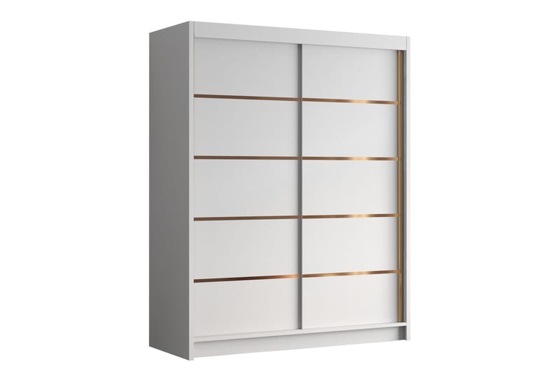 Vaatekaappi Emet 150x200 cm, Valkoinen