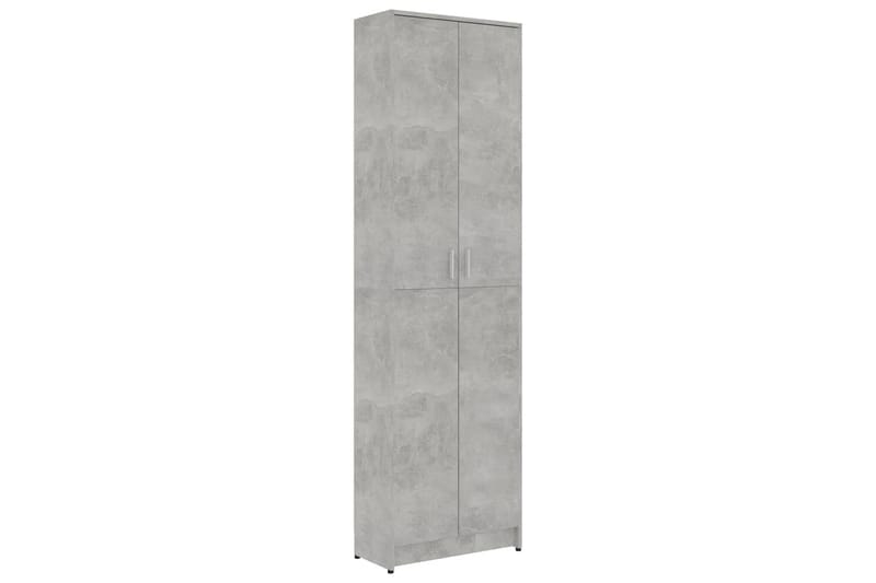 Eteisen vaatekaappi 55x25x189 cm - Betoninharmaa - Säilytys - Vaatesäilytys - Vaatekaappi