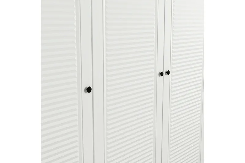 Fruitland vaatekaappi 90 cm maalattua puuta - Valkoinen - Säilytys - Vaatesäilytys - Vaatekaappi