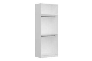 Fruitland vaatekaappi 90 cm puuta - Valkoinen - Säilytys - Vaatesäilytys - Vaatekaappi
