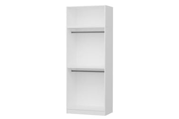 Fruitland vaatekaappi 90 cm puuta - Valkoinen - Säilytys - Vaatesäilytys - Vaatekaappi