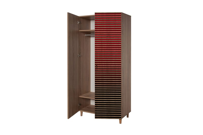 Vaatekaappi Gillberga 90 cm - Ruskea - Säilytys - Vaatesäilytys - Vaatekaappi