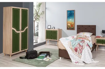 Vaatekaappi Gillberga 90 cm - Ruskea - Säilytys - Vaatesäilytys - Vaatekaappi
