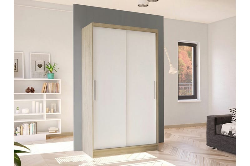 Glenmore Garderob White - Säilytys - Vaatesäilytys - Vaatekaappi