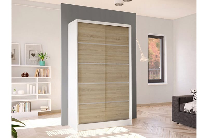 Glenmore Garderob White - Säilytys - Vaatesäilytys - Vaatekaappi