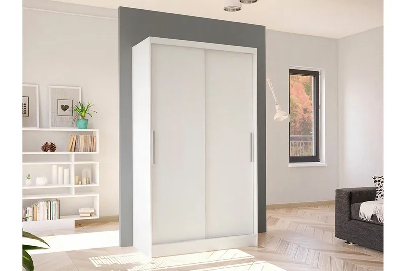 Glenmore Garderob White - Säilytys - Vaatesäilytys - Vaatekaappi