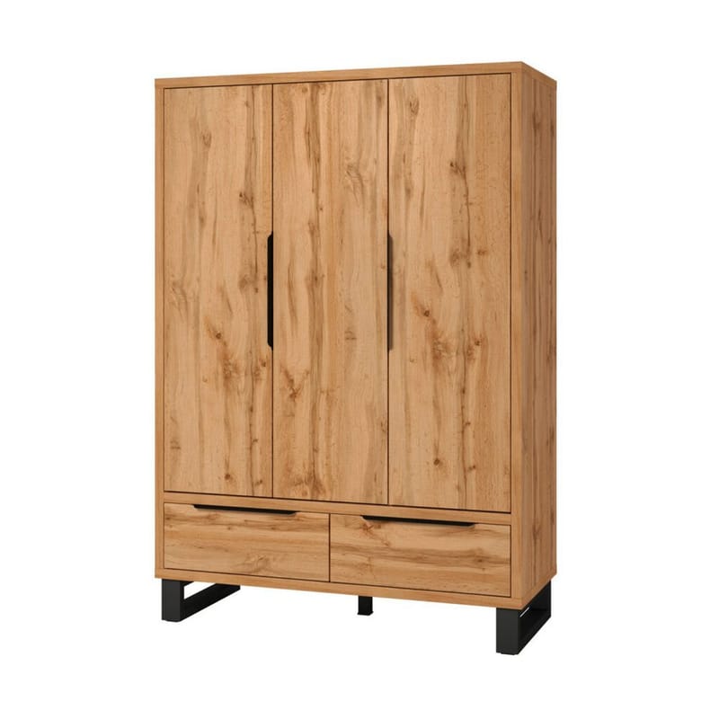 Vaatekaappi Halle S 3 ovea ja 2 laatikkoa, undefined