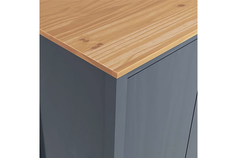 Kaksiovinen vaatekaappi Hill Range harmaa 89x50x170 cm mänty - Harmaa - Säilytys - Vaatesäilytys - Vaatekaappi