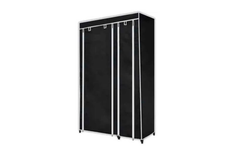 Kokoontaitettava vaatekaappi 110 x 45 x 175 cm musta - Musta - Säilytys - Vaatesäilytys - Vaatekaappi