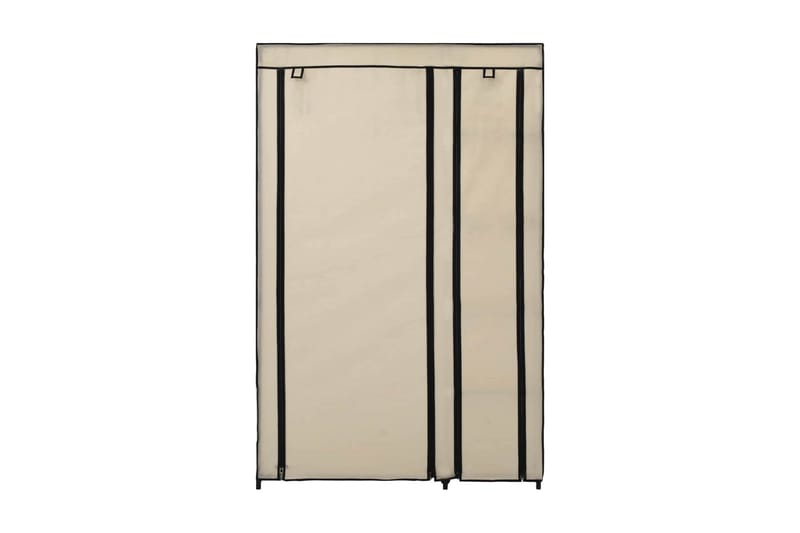 Kokoontaitettava vaatekaappi kerma 110 x 45 x 175 cm kangas - Kerma - Säilytys - Vaatesäilytys - Vaatekaappi