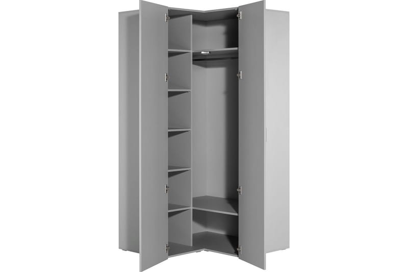 Vaatekaappi 4You Valkoinen - VOX - Säilytys - Vaatesäilytys - Vaatekaappi - Kulmavaatekaappi