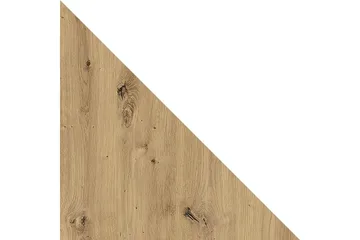Vaatekaappi Staton 87 cm - Luonnonväri/Valkoinen - Säilytys - Vaatesäilytys - Vaatekaappi - Kulmavaatekaappi