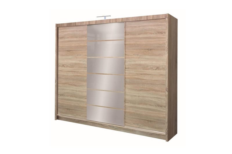 Malibu Vaatekaappi 250x61x215 cm - Säilytys - Vaatesäilytys - Vaatekaappi