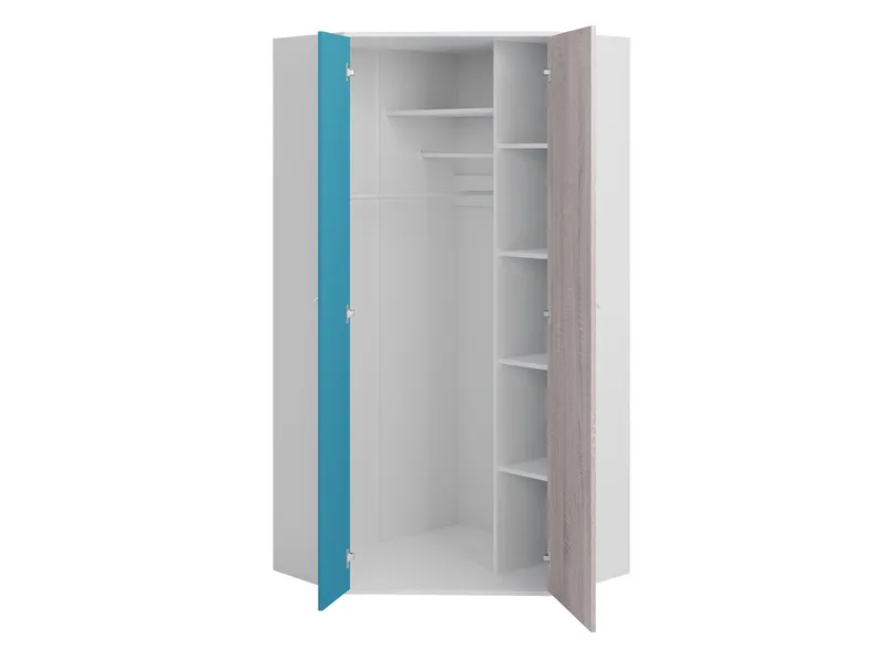 Planeta Vaatekaappi 90 cm - Säilytys - Vaatesäilytys - Vaatekaappi - Kulmavaatekaappi