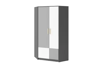 Pok Vaatekaappi 95x95x193 cm - Säilytys - Vaatesäilytys - Vaatekaappi - Kulmavaatekaappi