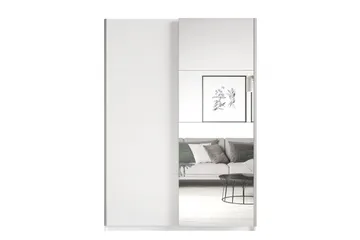 Vaatekaappi Quintal 120x210 cm - Valkoinen - Säilytys - Vaatesäilytys - Vaatekaappi