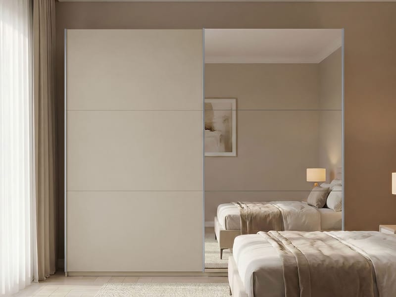 vaatekaappi Rodos - beige - Säilytys - Vaatesäilytys - Vaatekaappi