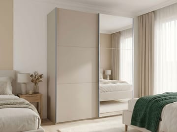 vaatekaappi Rodos - beige - Säilytys - Vaatesäilytys - Vaatekaappi