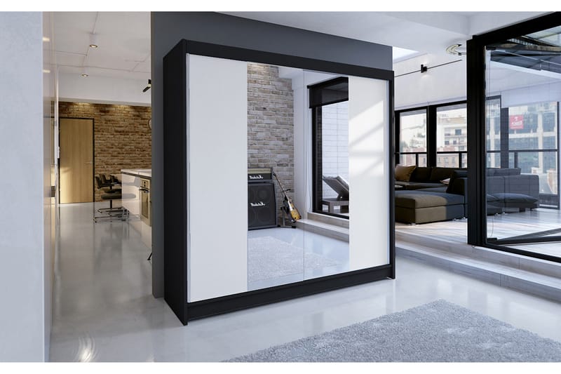 Talin Vaatekaappi 180x58x215 cm - Säilytys - Vaatesäilytys - Vaatekaappi