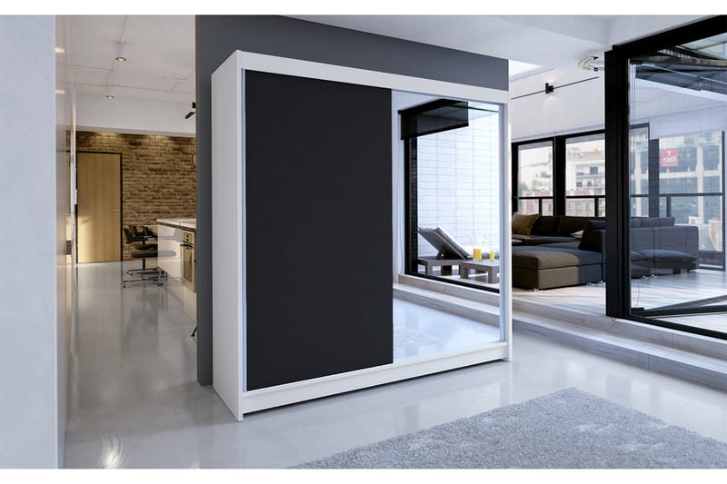 Talin Vaatekaappi 180x58x215 cm - Säilytys - Vaatesäilytys - Vaatekaappi