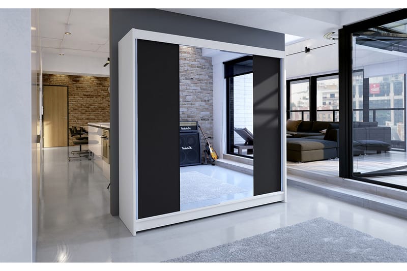 Talin Vaatekaappi 180x58x215 cm - Säilytys - Vaatesäilytys - Vaatekaappi