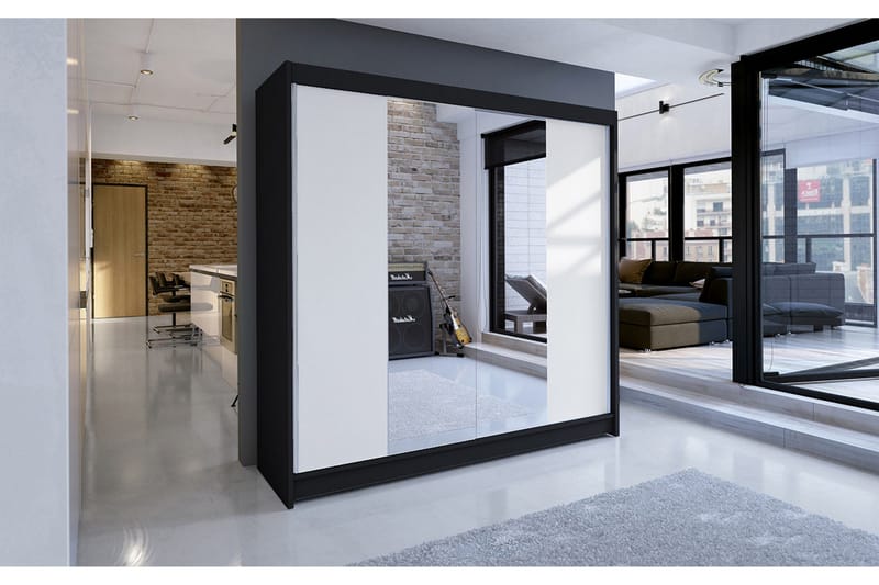 Talin Vaatekaappi 180x58x215 cm - Säilytys - Vaatesäilytys - Vaatekaappi