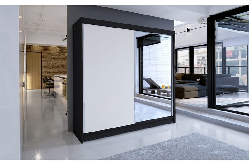 Talin Vaatekaappi 180x58x215 cm - Säilytys - Vaatesäilytys - Vaatekaappi