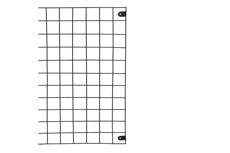 Caetano Väggskena - Musta - Säilytys - Vaatesäilytys - Vaatekaappi - Vaatekaapin hyllyjärjestelmät - Seinäkisko